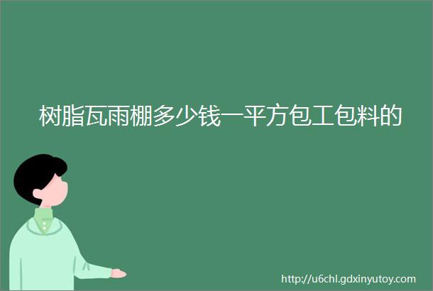 树脂瓦雨棚多少钱一平方包工包料的